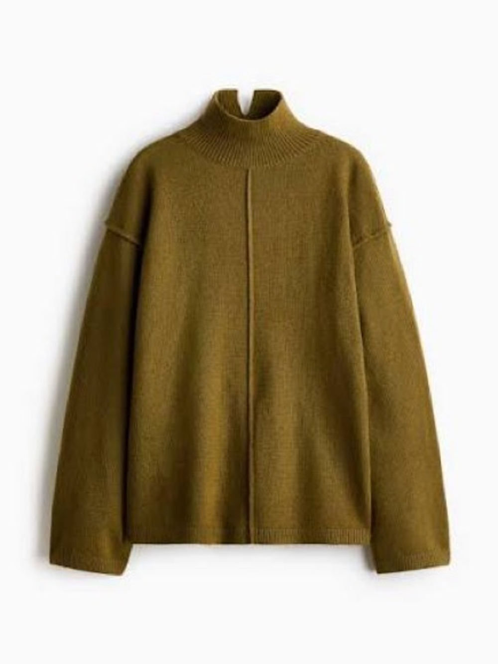 H&M Olive Turtleneck Sweater